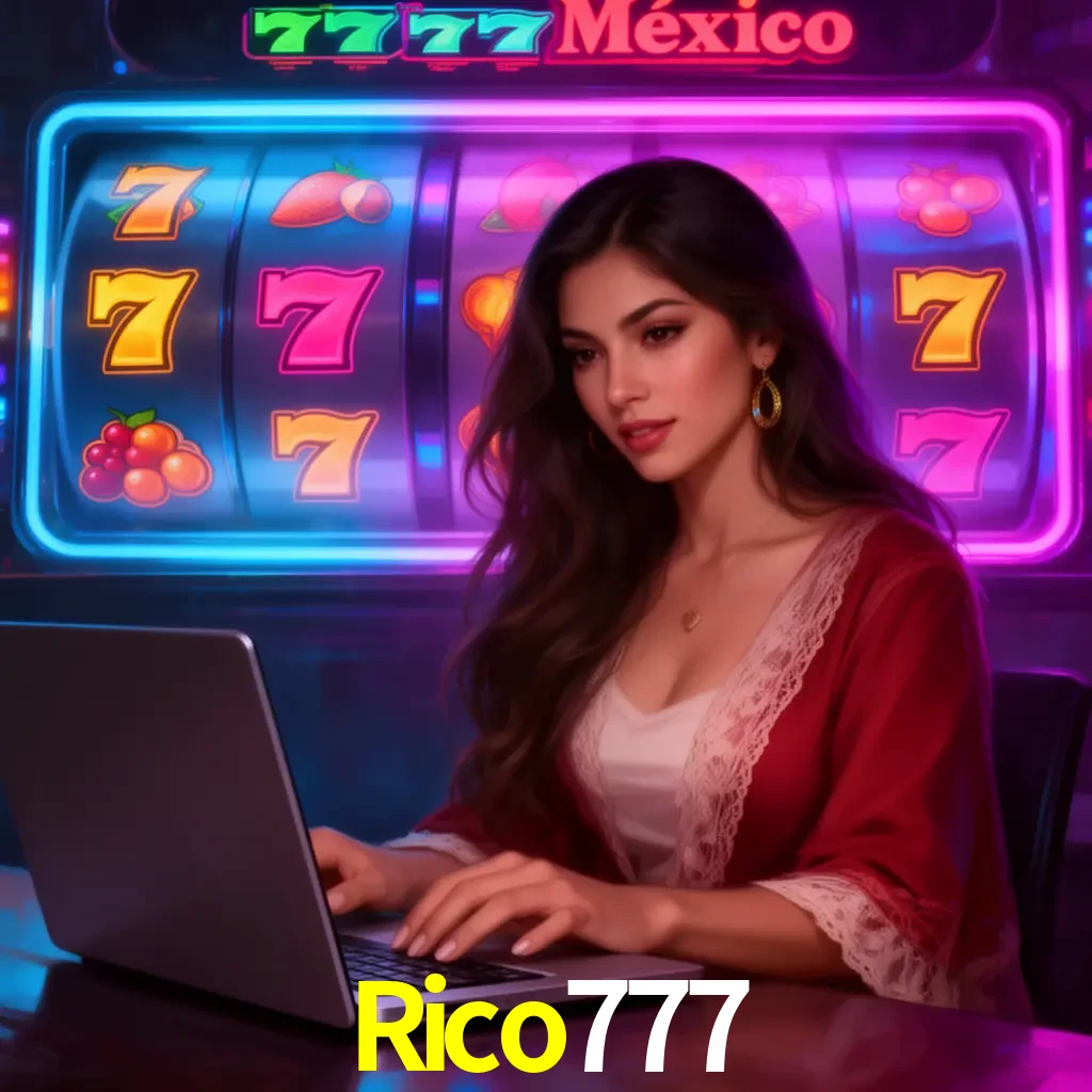 Rico777 Slots - tragamonedas, RTP y control Tragamonedas Rico777 con símbolos, saldo móvil y reglas de apuesta visibles